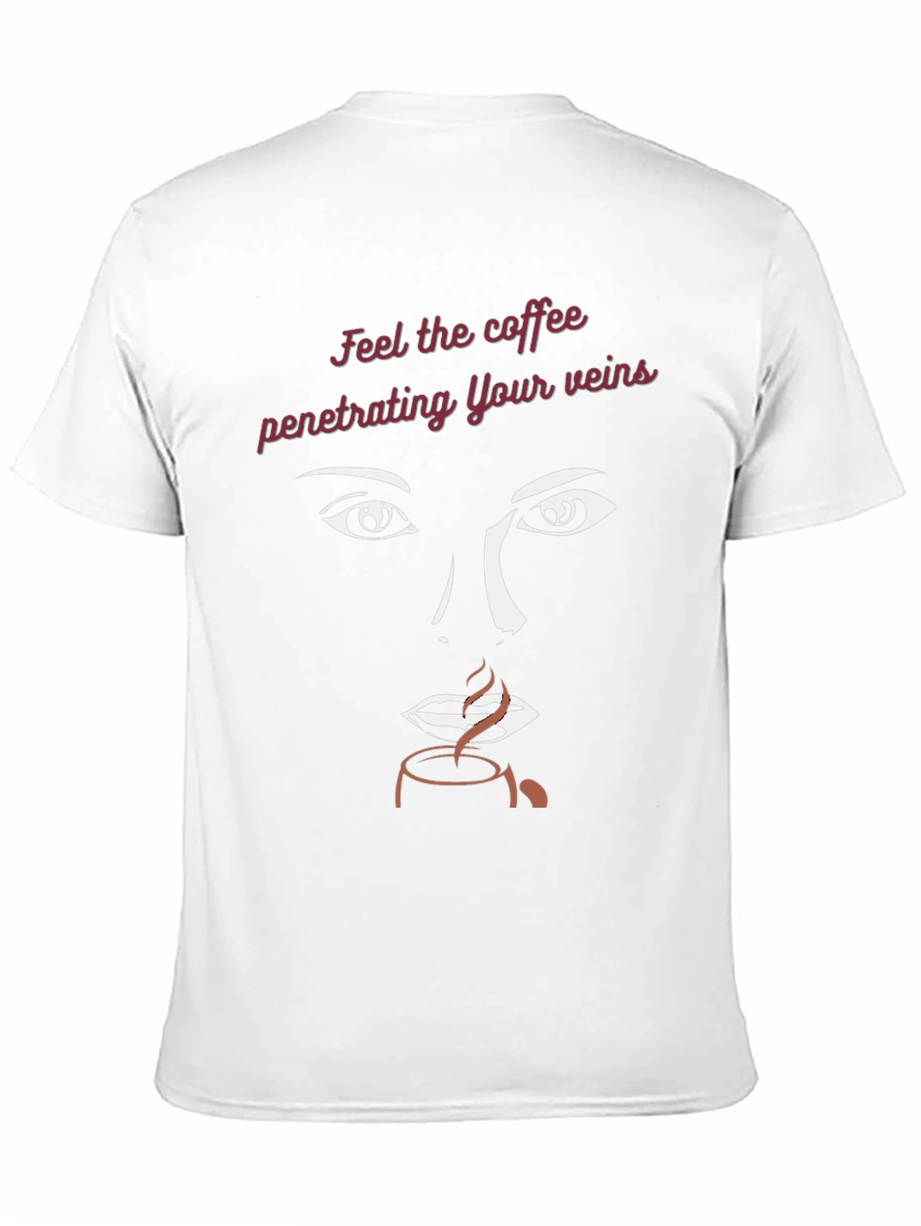 Black Coffee Veins Graphic Tee view 11