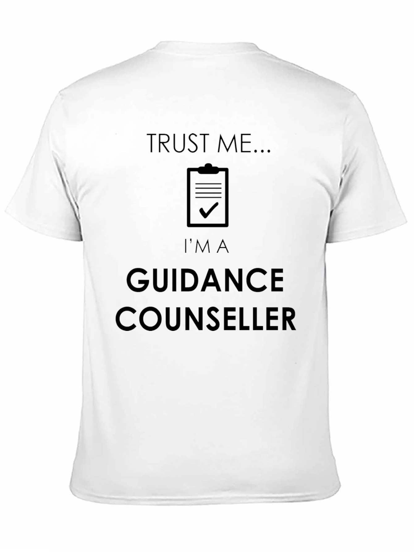 Black Guidance Counselor T-Shirt - Trust Me view 11