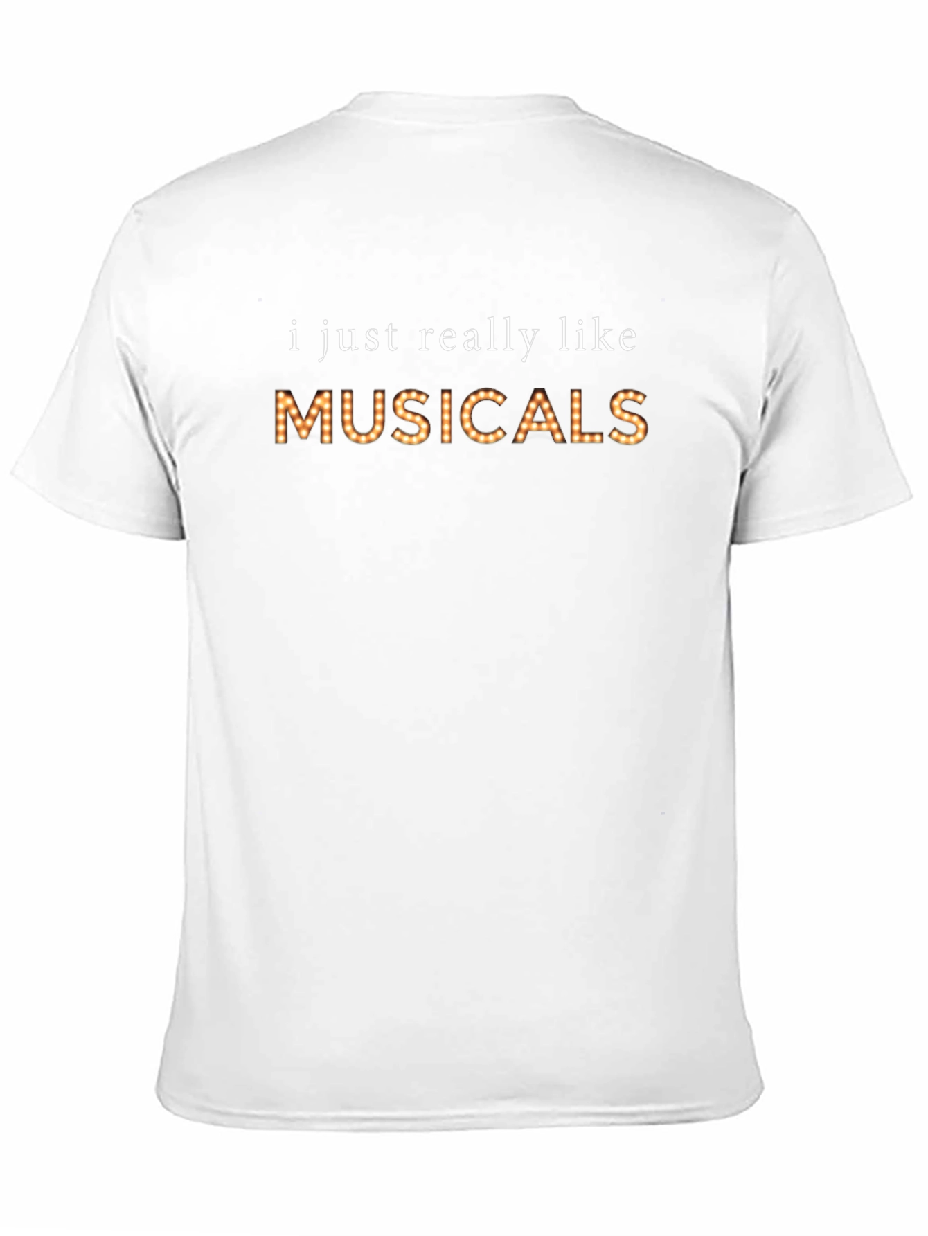 Black I Just Really Like Musicals T-Shirt view 11