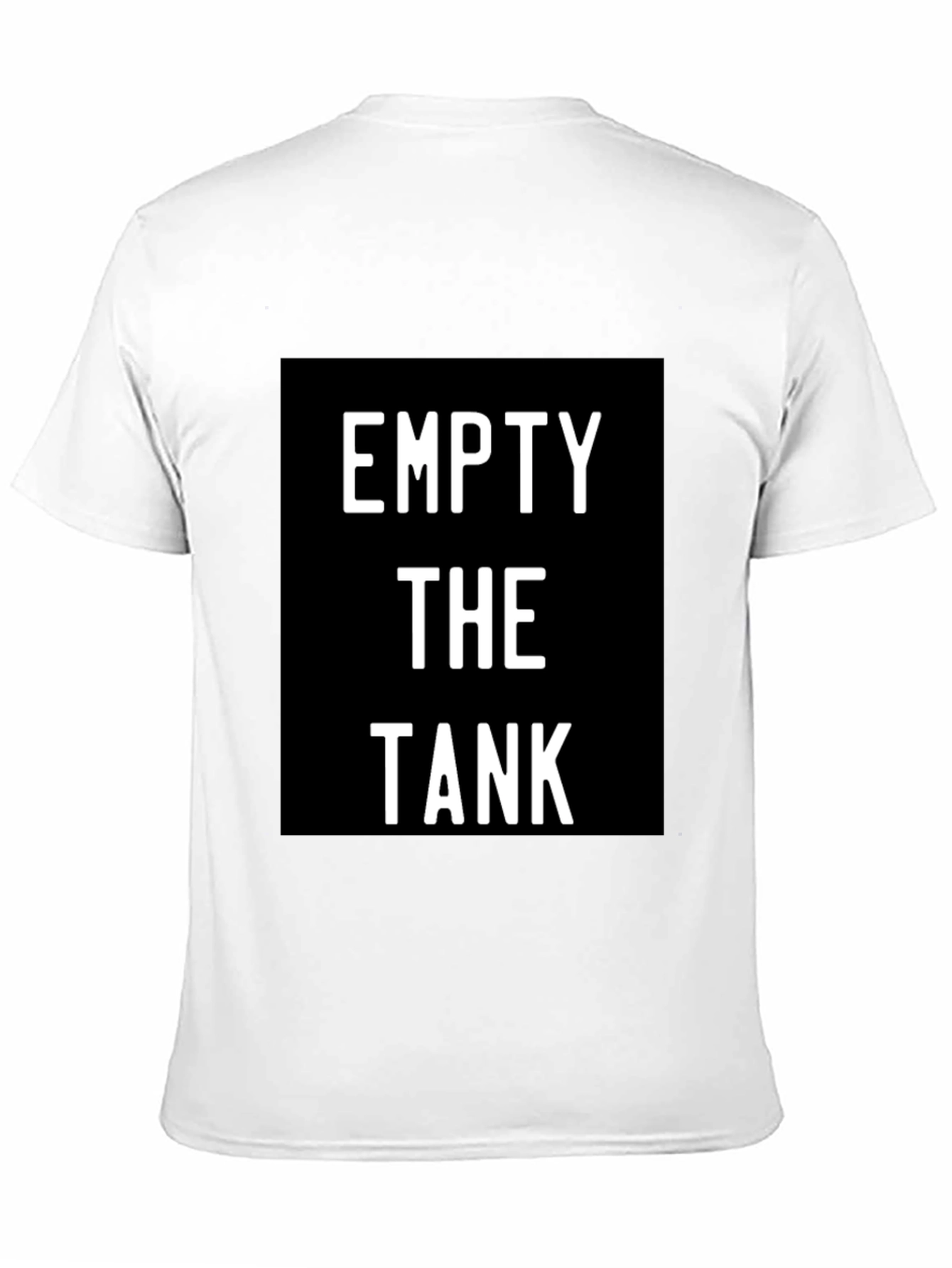Black Empty The Tank Black Graphic Tee view 11