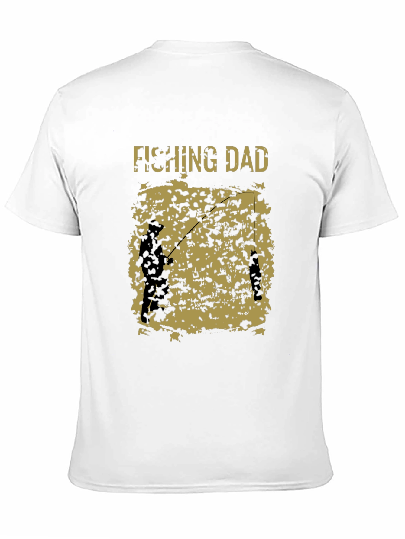 Black Fishing Dad Graphic Tee - Black view 11