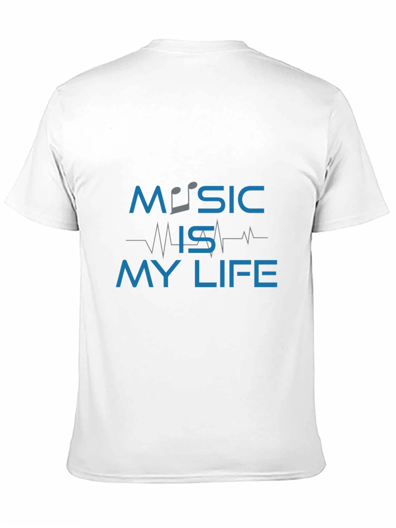 Black Music is My Life Graphic Tee - Men's Black T-Shirt view 11