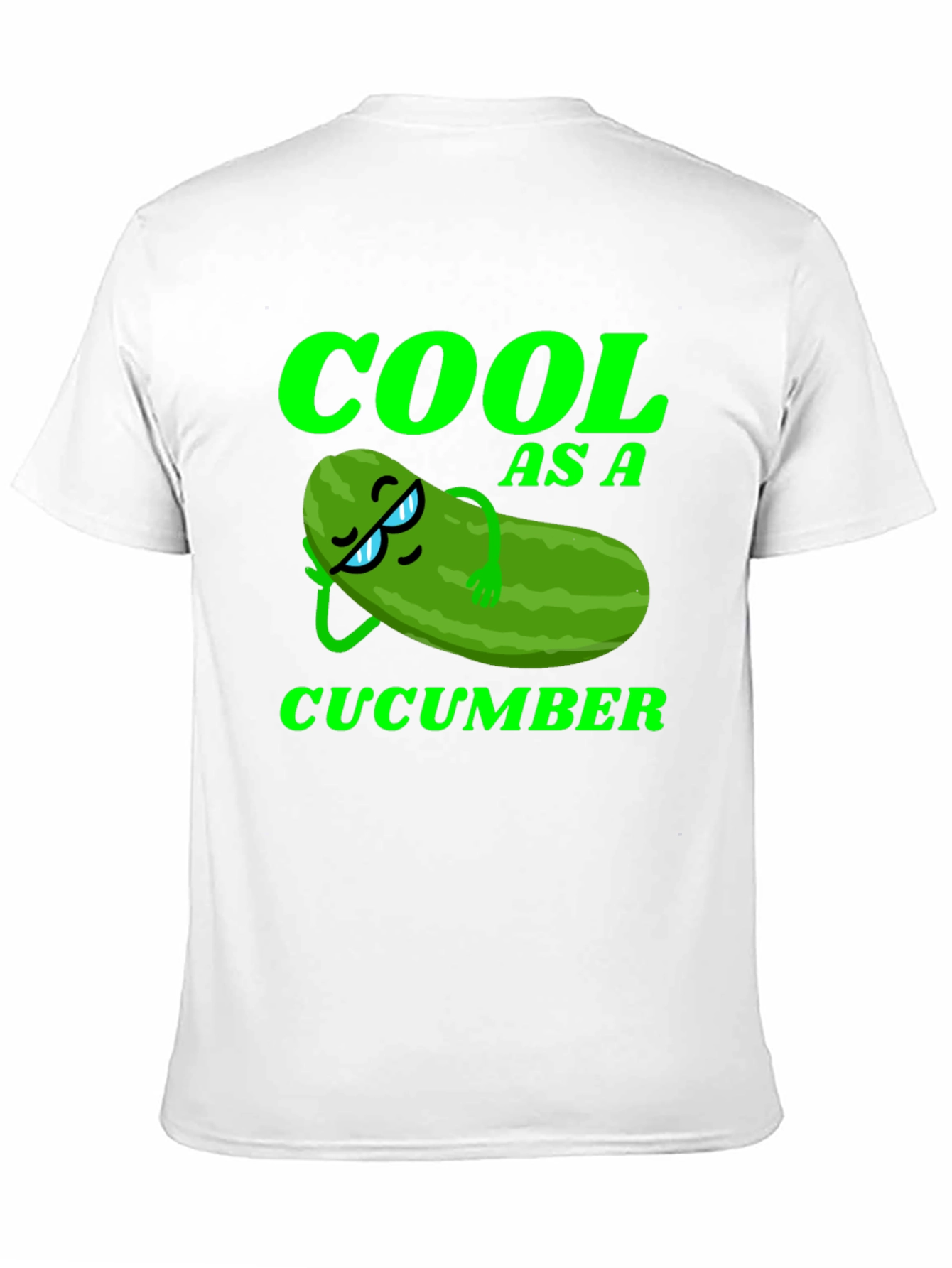 Black Cool As A Cucumber Graphic Tee - Relaxed Style view 11