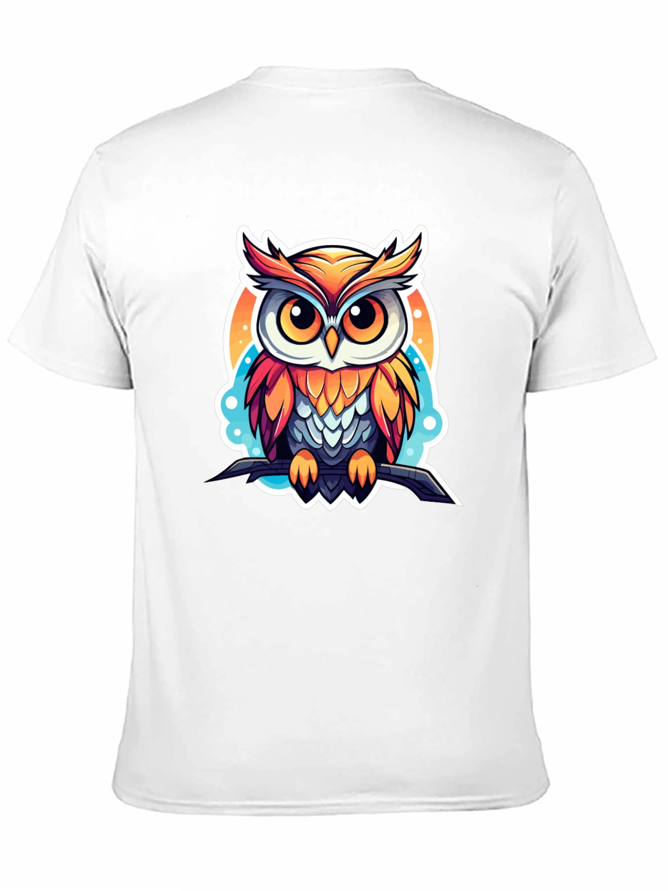 Black Owl Graphic Tee - Stylish Men's Black T-Shirt view 11