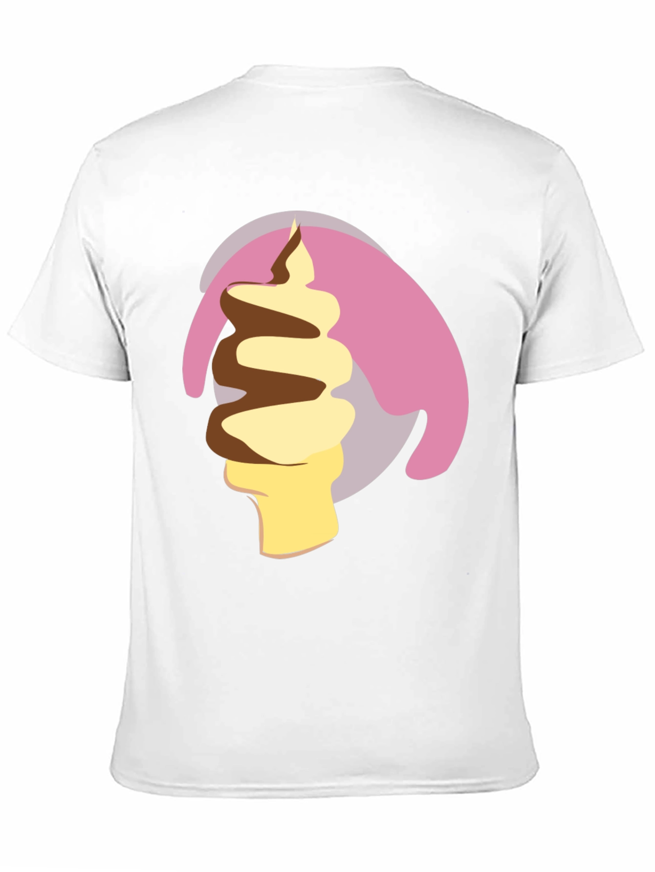 Black Ice Cream Swirl Graphic Tee view 11