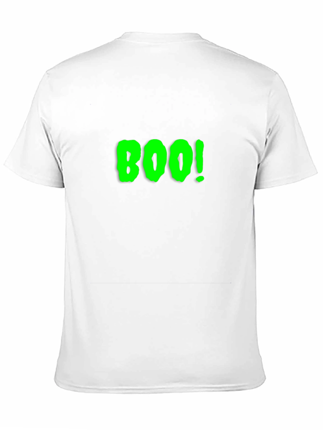 Black Boo! Black Cotton Graphic Tee view 11