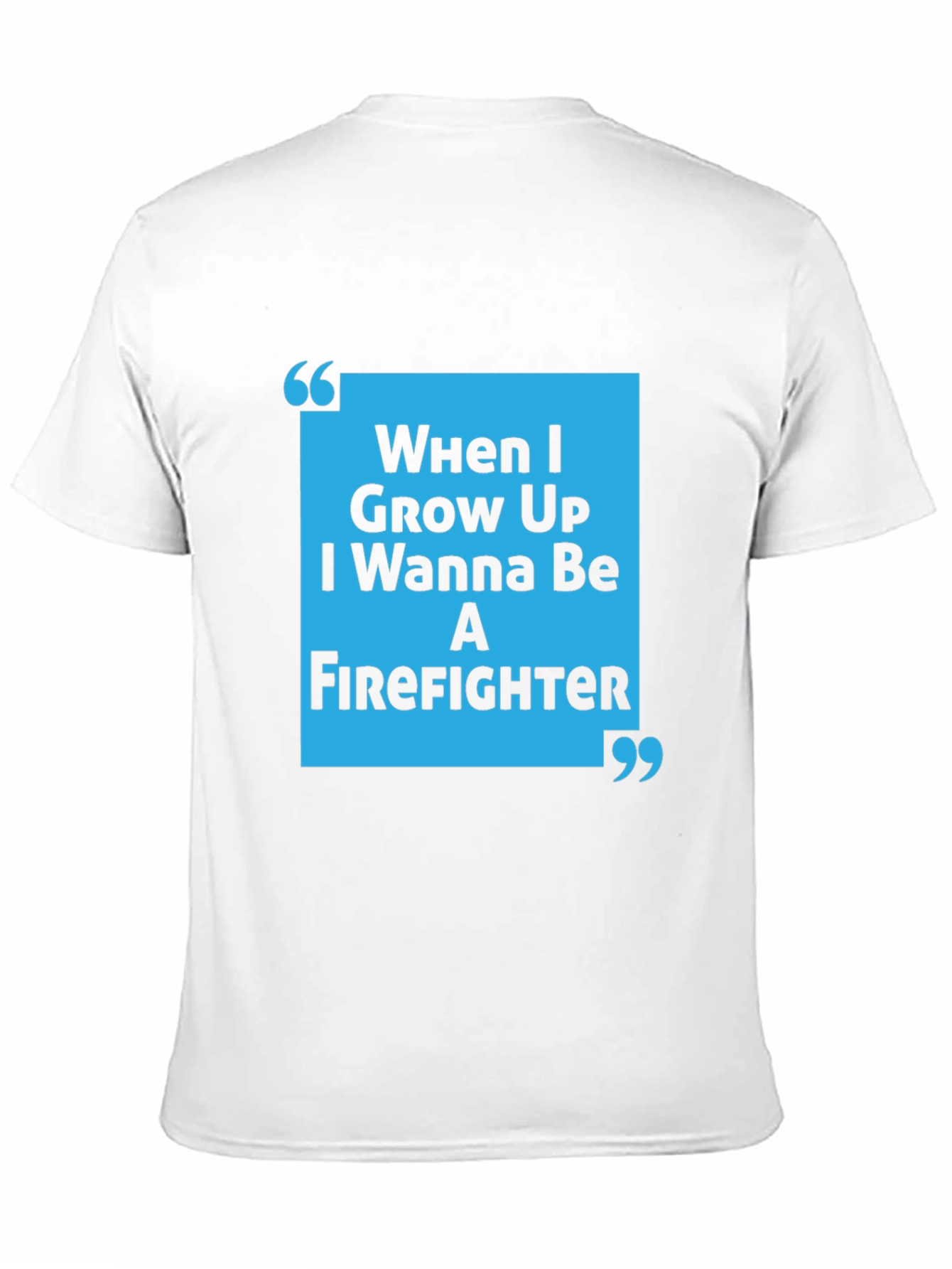 Black Firefighter Aspirations T-Shirt - "When I Grow Up" view 11