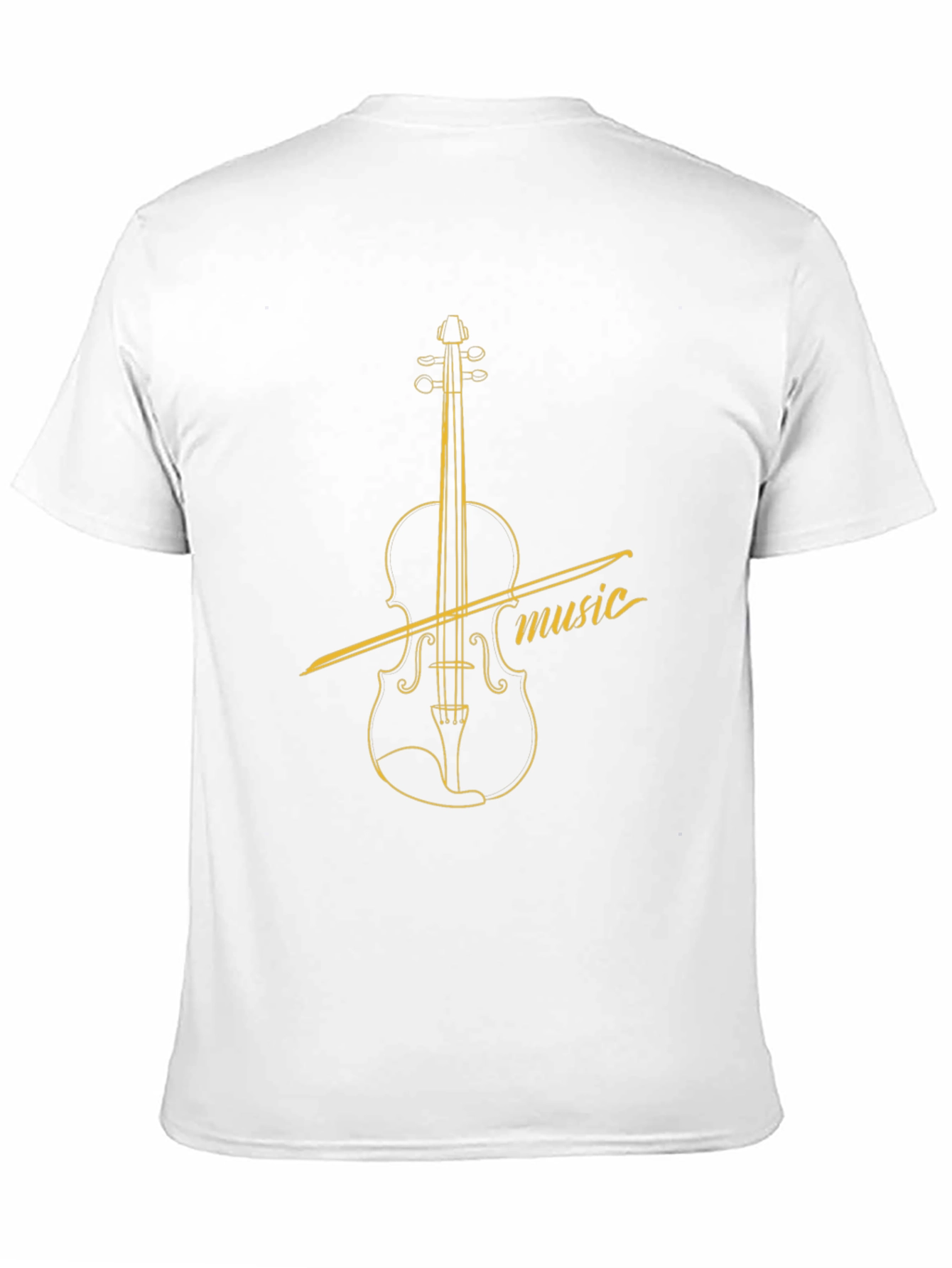 Black Violin Music Tee - Classic Musician's Black T-Shirt view 11