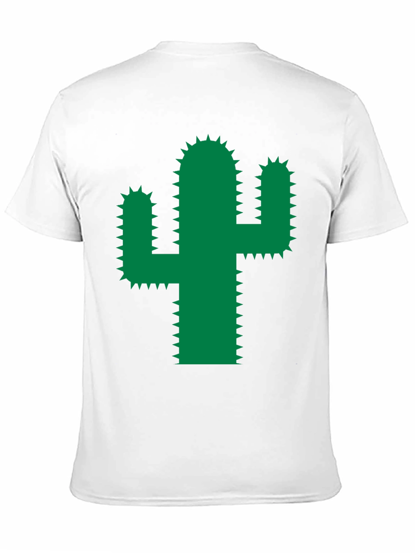 Black Cactus Graphic Tee - Trendy Green Desert Plant Shirt view 11