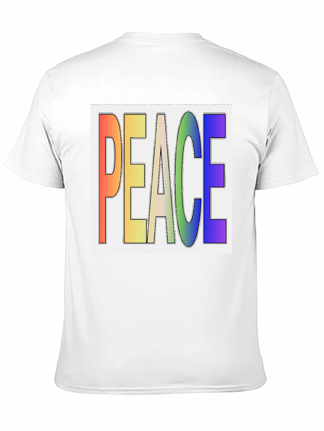 Black Peace Rainbow T-Shirt - Stylish Graphic Tee view 11
