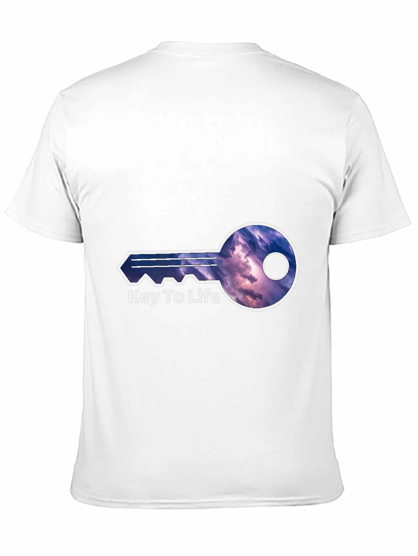 Black Key To Life Graphic Tee - Unique Design view 11