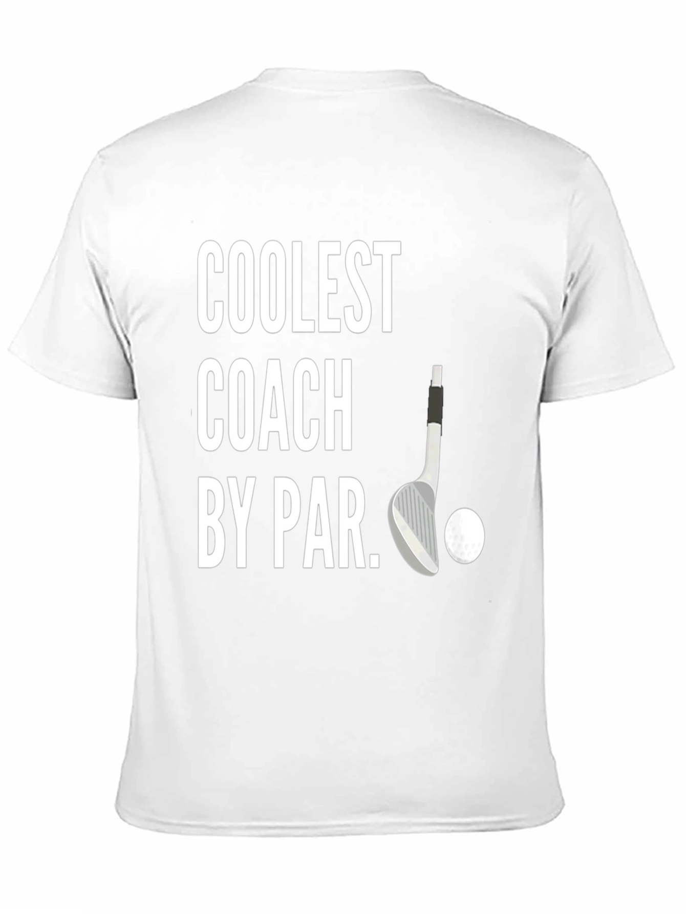 Black Coolest Coach By Par Golf T-Shirt view 11