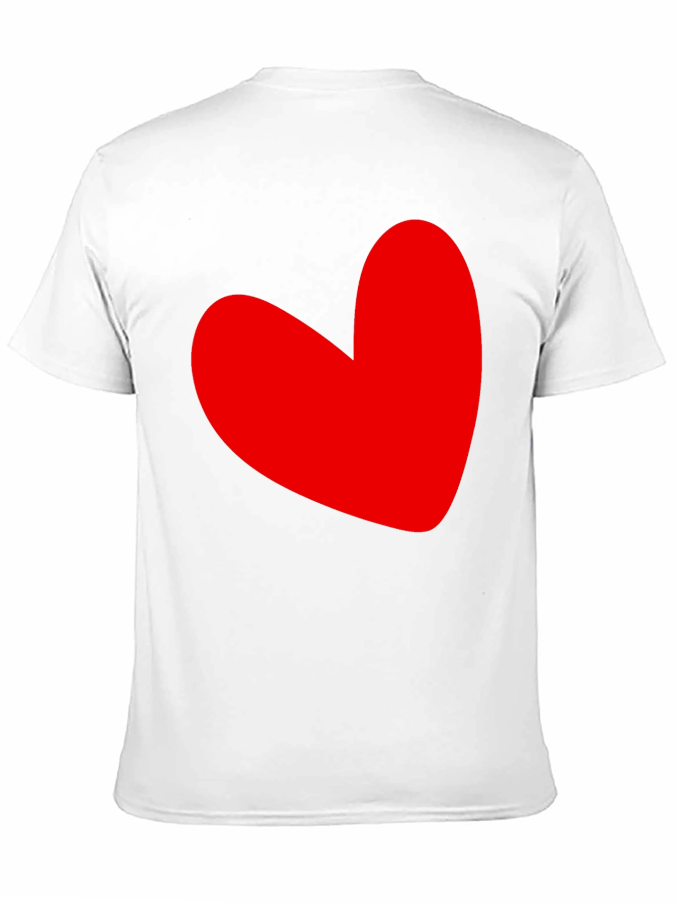 Black Red Heart Graphic Black T-Shirt view 11