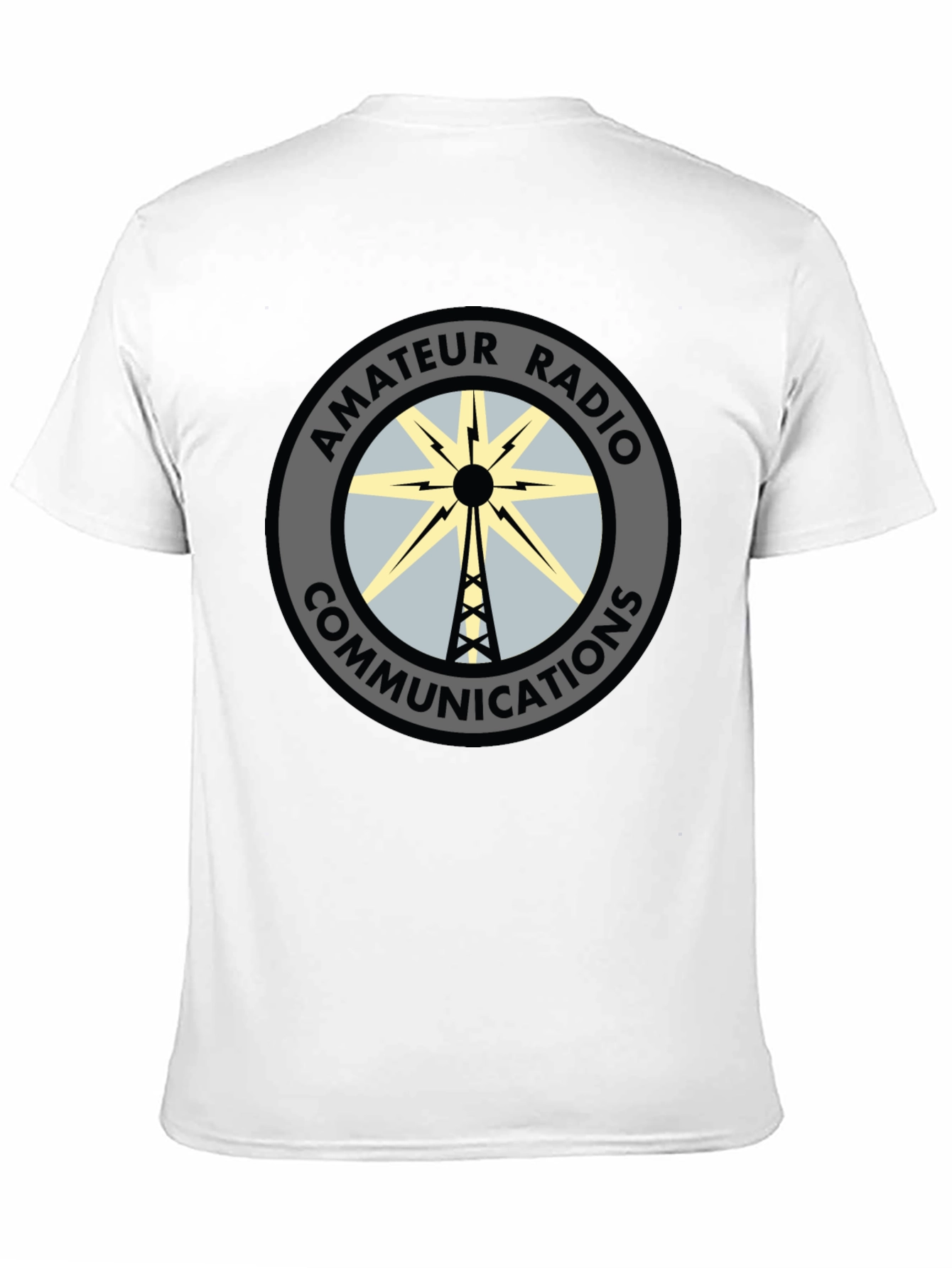 Black Amateur Radio Communications T-Shirt view 11