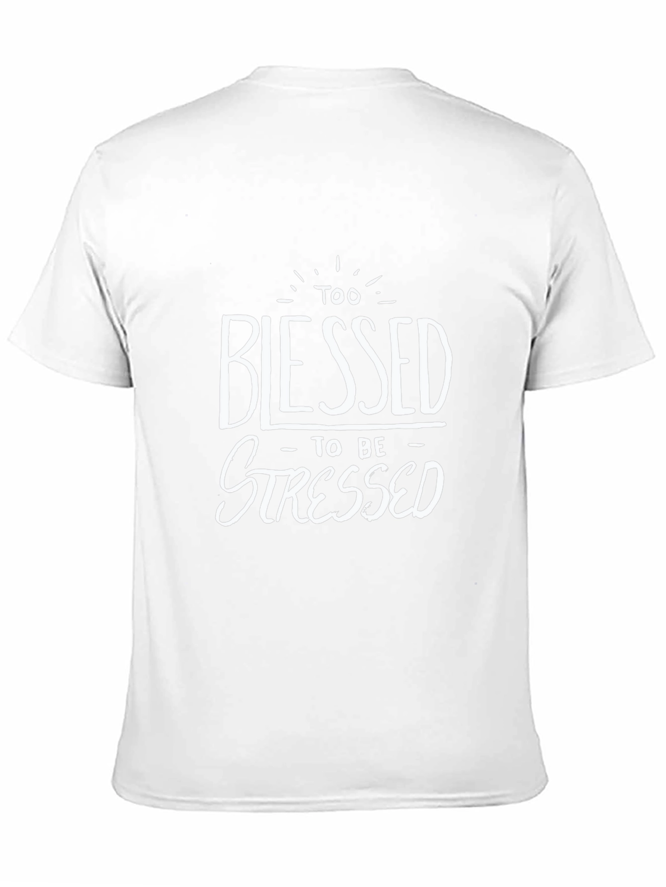 Black Blessed Graphic T-Shirt - Black Cotton Tee view 11