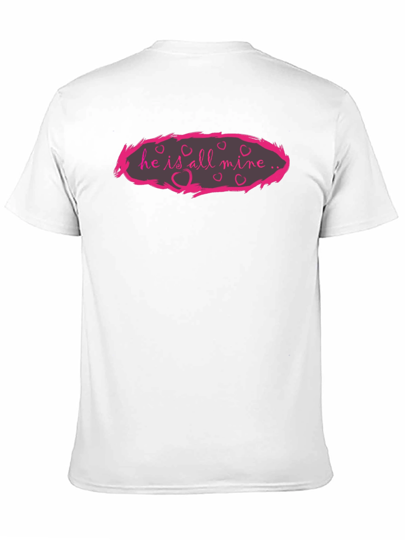 Black He is All Mine Graphic T-Shirt - Black view 11