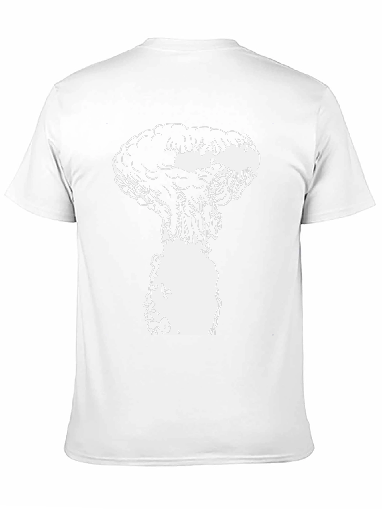 Black Mushroom Cloud Graphic Tee - Black view 11