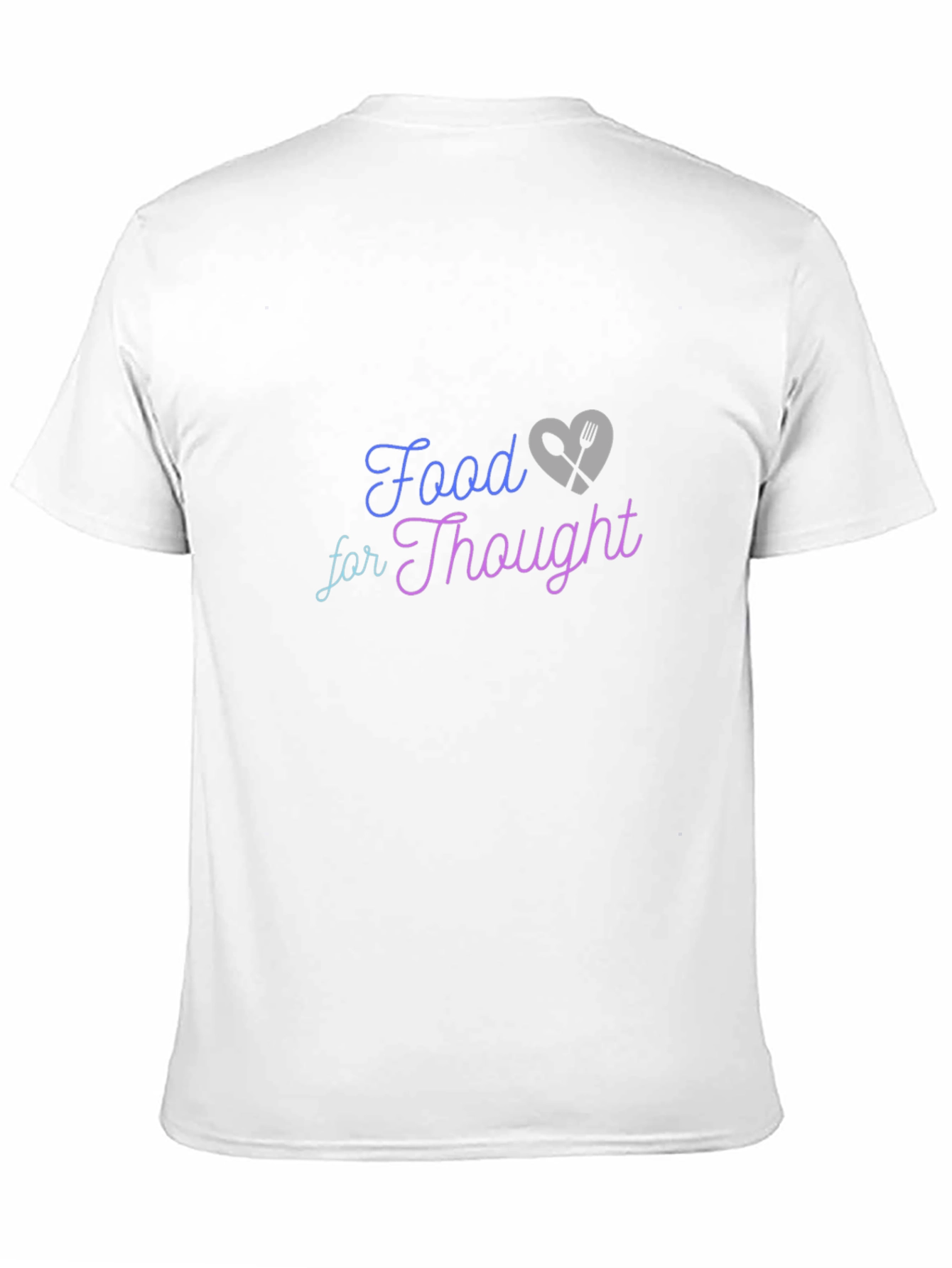 Black Food for Thought Graphic T-Shirt - Unisex Soft Cotton Tee view 11