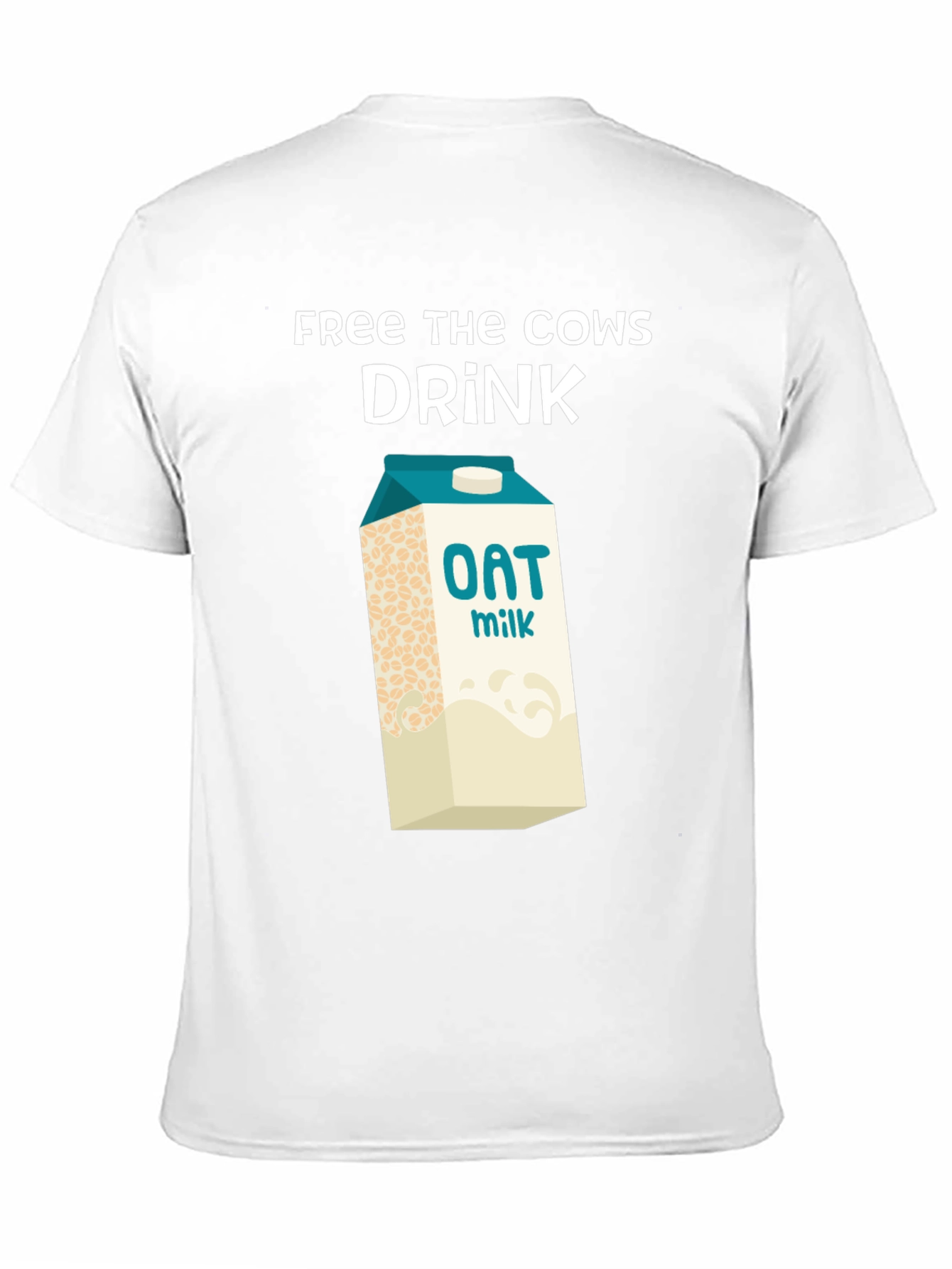 Free the Cows Drink Oat Milk T-Shirt - 11
