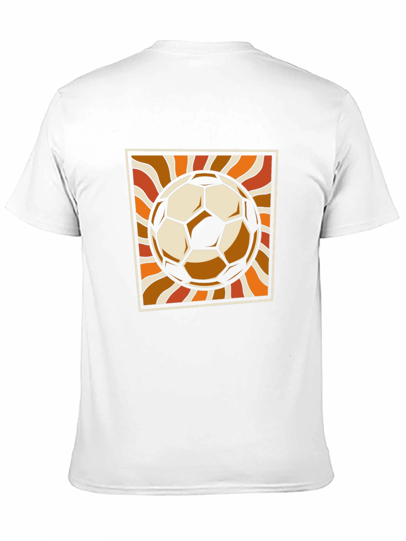 Black Retro Soccer Ball Graphic Tee - Vintage Style view 11