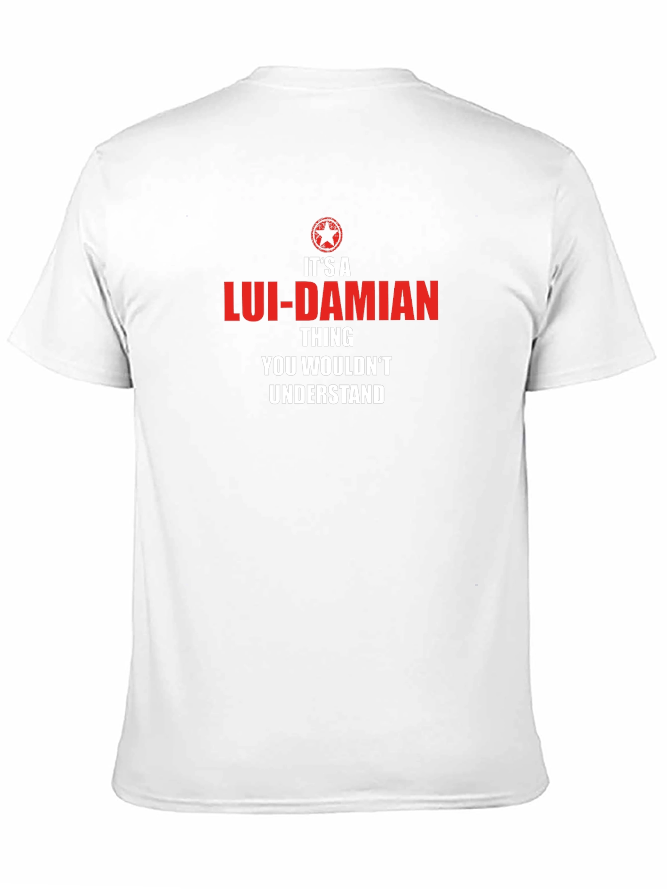 Black It's a Lui-Damian Thing T-Shirt view 11