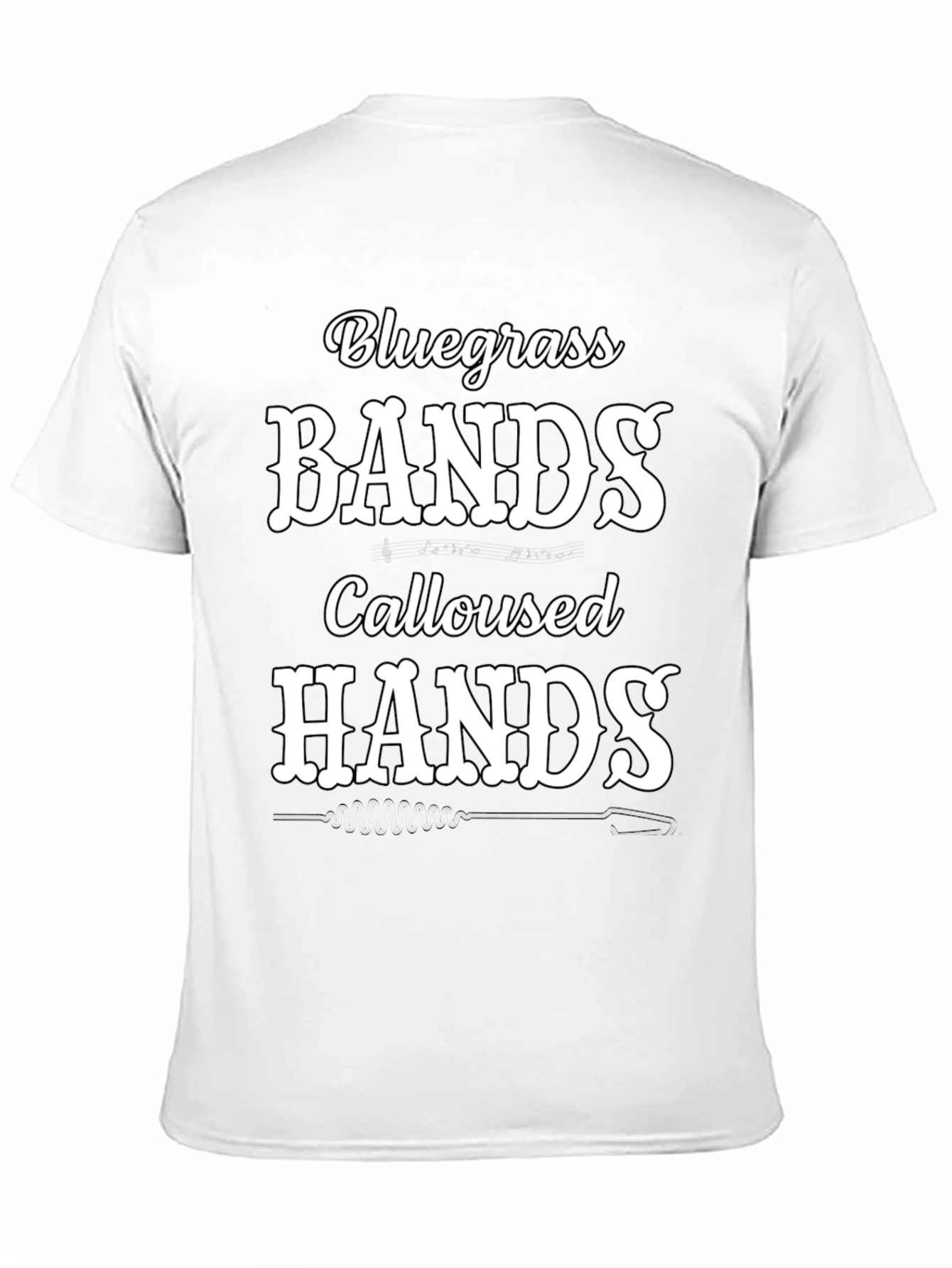 Black Bluegrass Bands Calloused Hands Black T-Shirt view 11