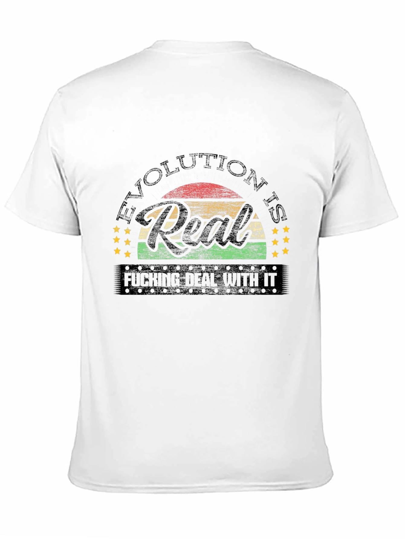 Black Evolution is Real Graphic Tee view 11