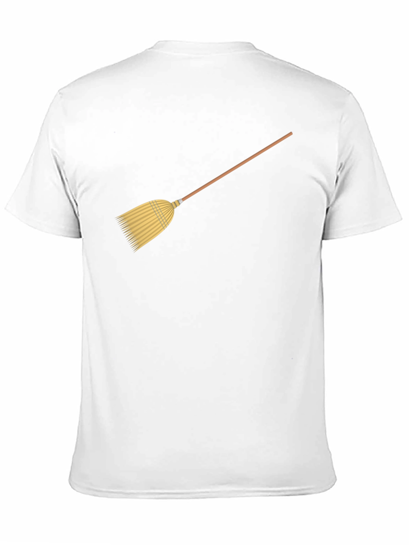 Black Broom Graphic Black T-Shirt view 11