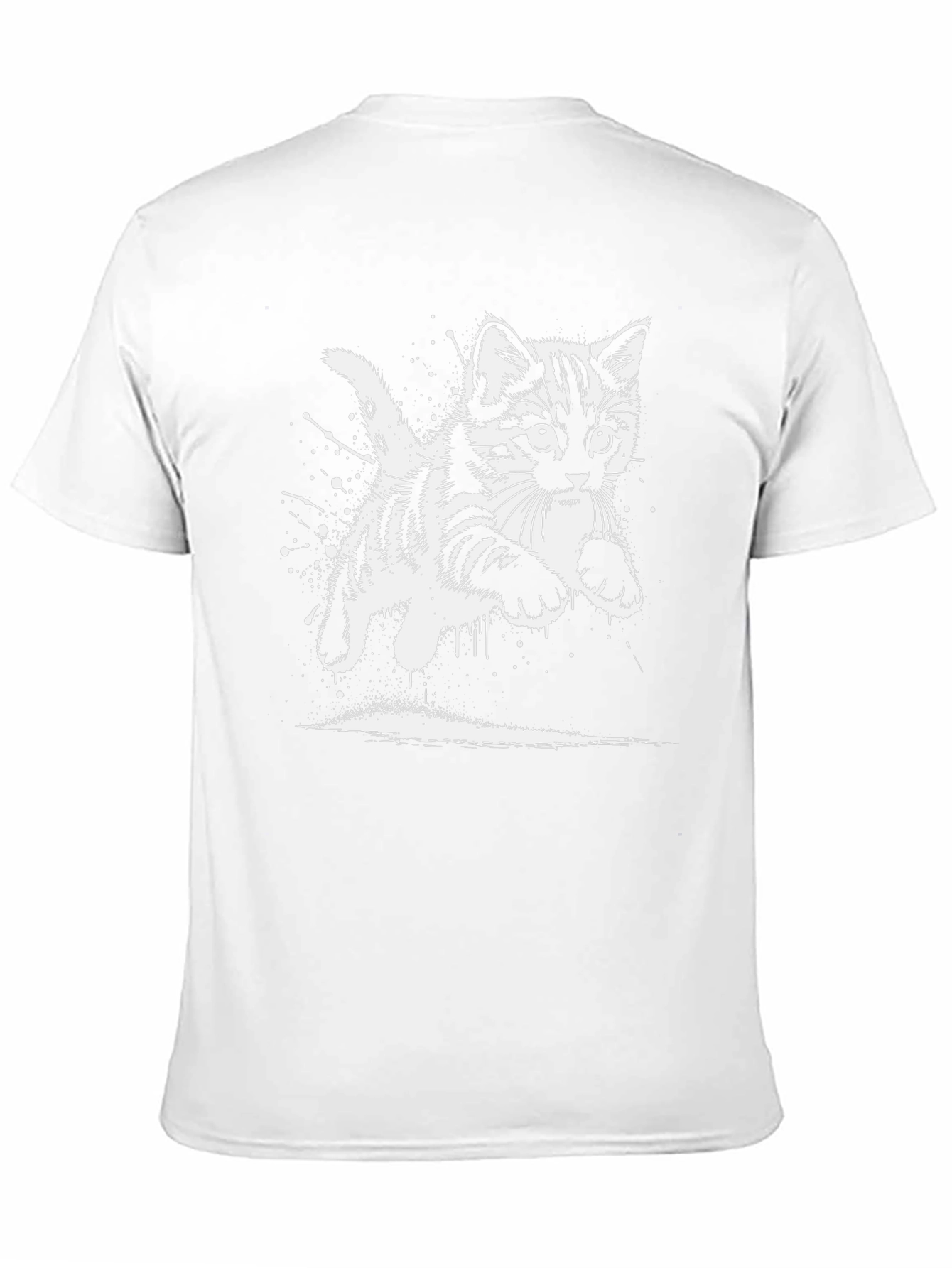 Black Cool Cat Graphic T-Shirt view 11