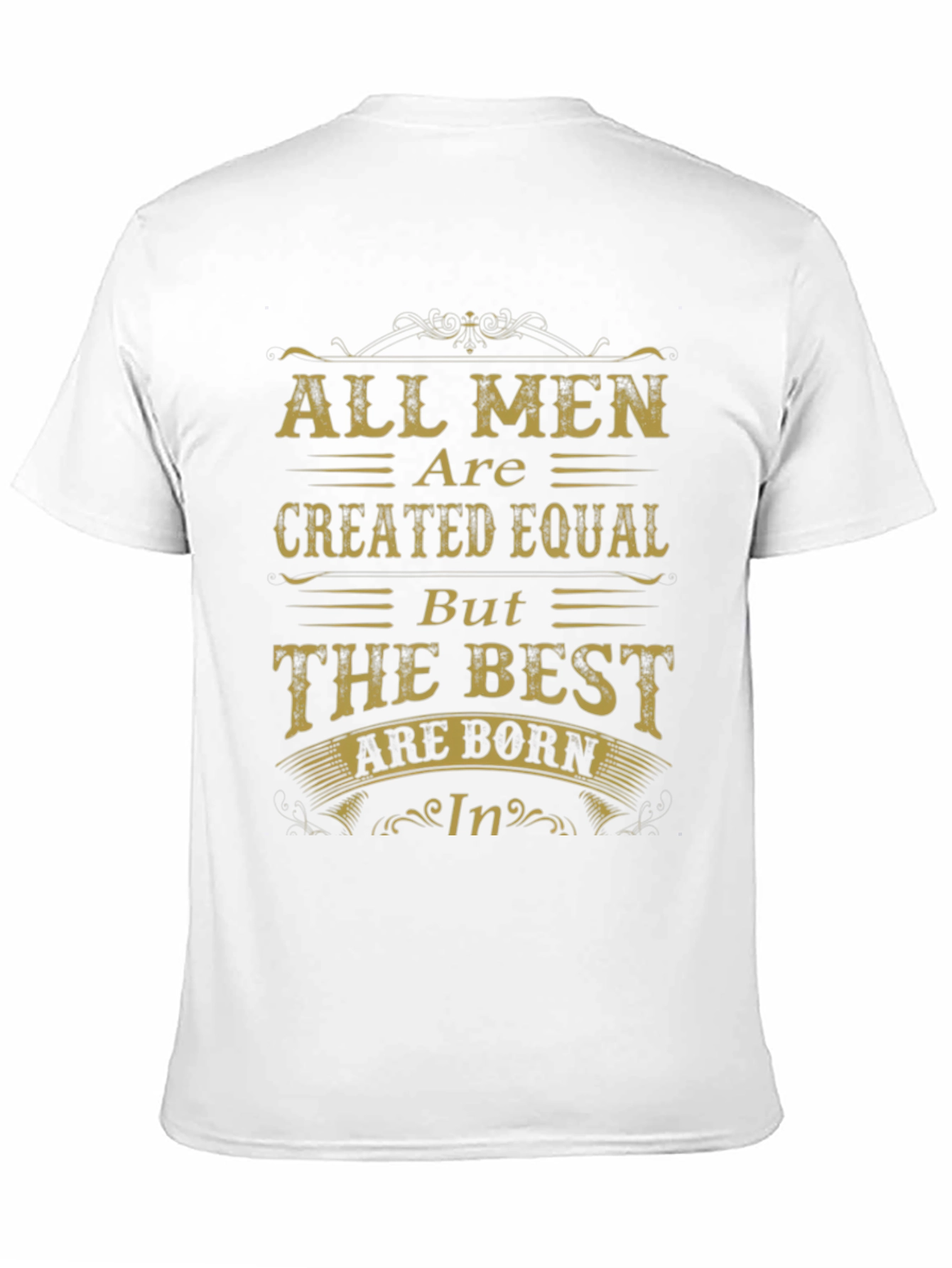 Black All Men Are Created Equal Black T-Shirt view 11