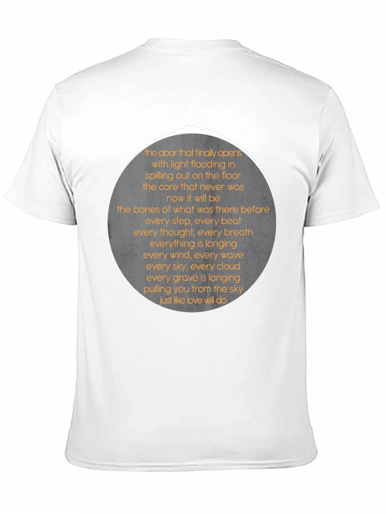 Black Poetry Print Tee - Expressive Black T-Shirt for Men view 11