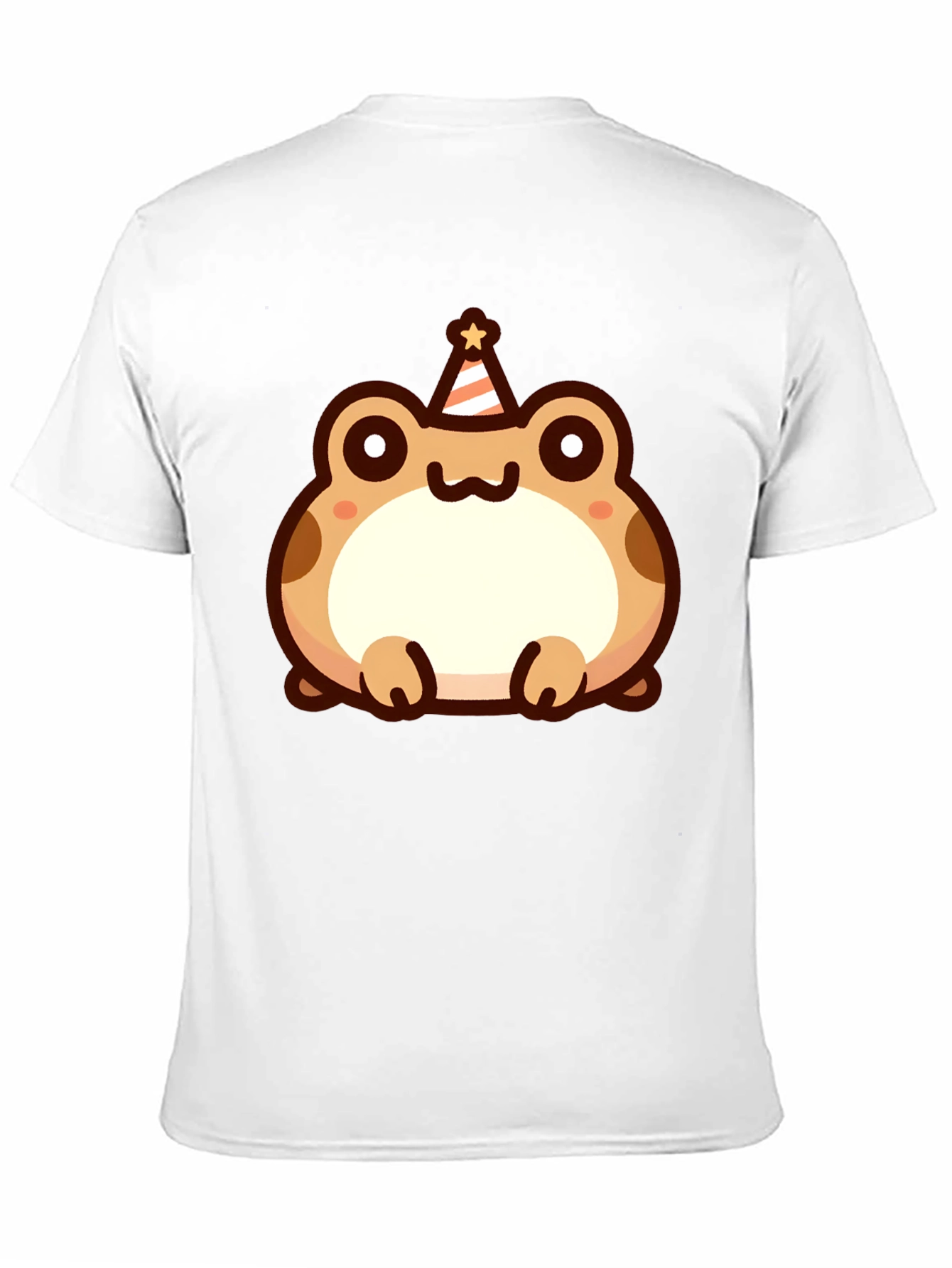 Black Cute Cartoon Frog Birthday T-Shirt view 11