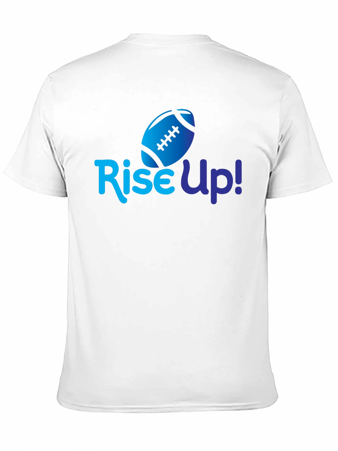 Black Rise Up Football T-Shirt view 11