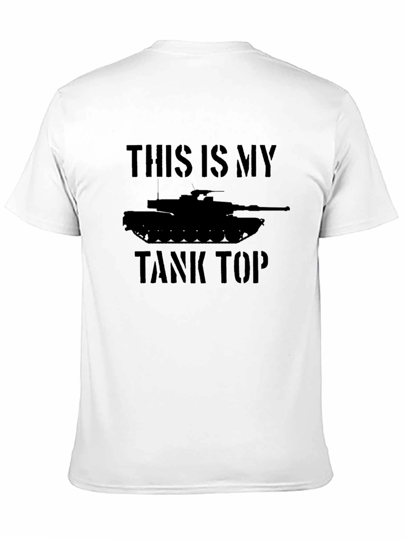 Black This Is My Tank Top Novelty Graphic T-Shirt view 11