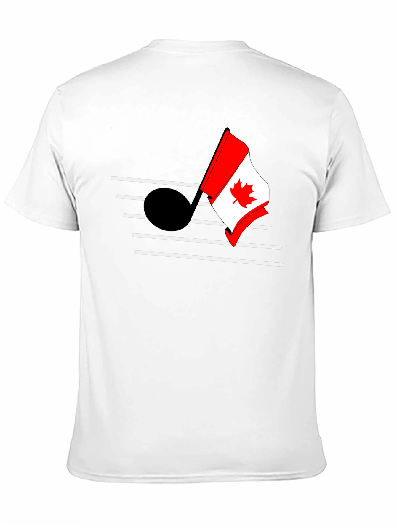 Black Canadian Music T-Shirt view 11