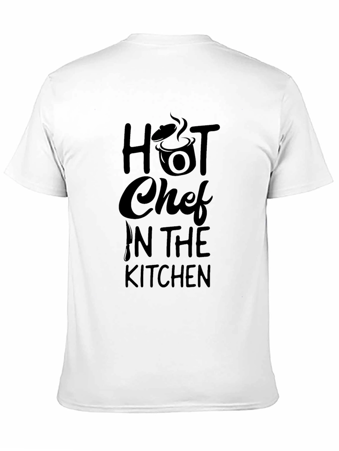 Hot Chef in the Kitchen Black T-Shirt - 11