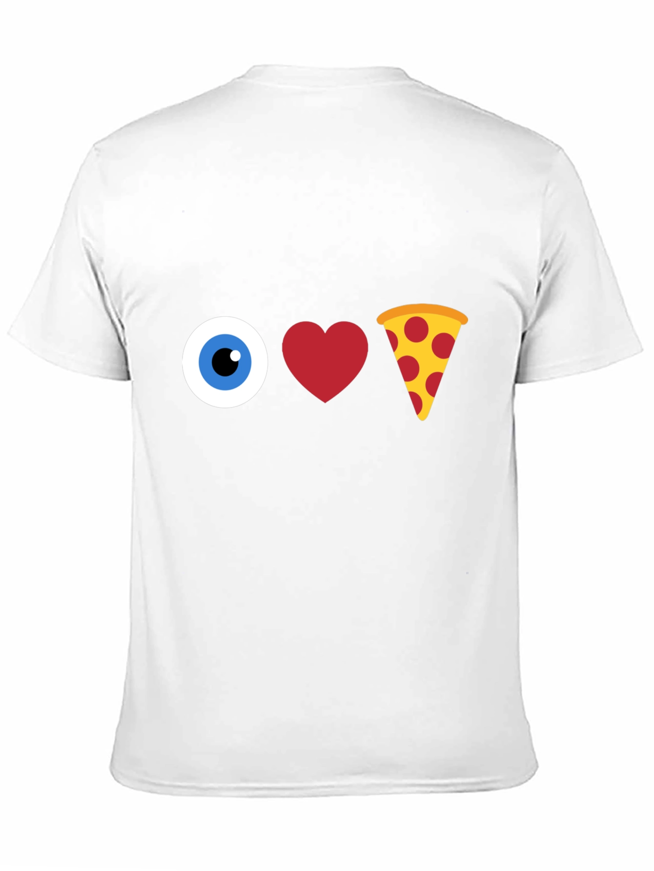Black I Love Pizza Graphic T-Shirt view 11