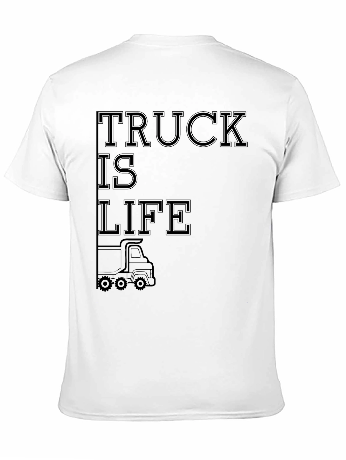 Black Truck is Life Graphic Tee - Black view 11