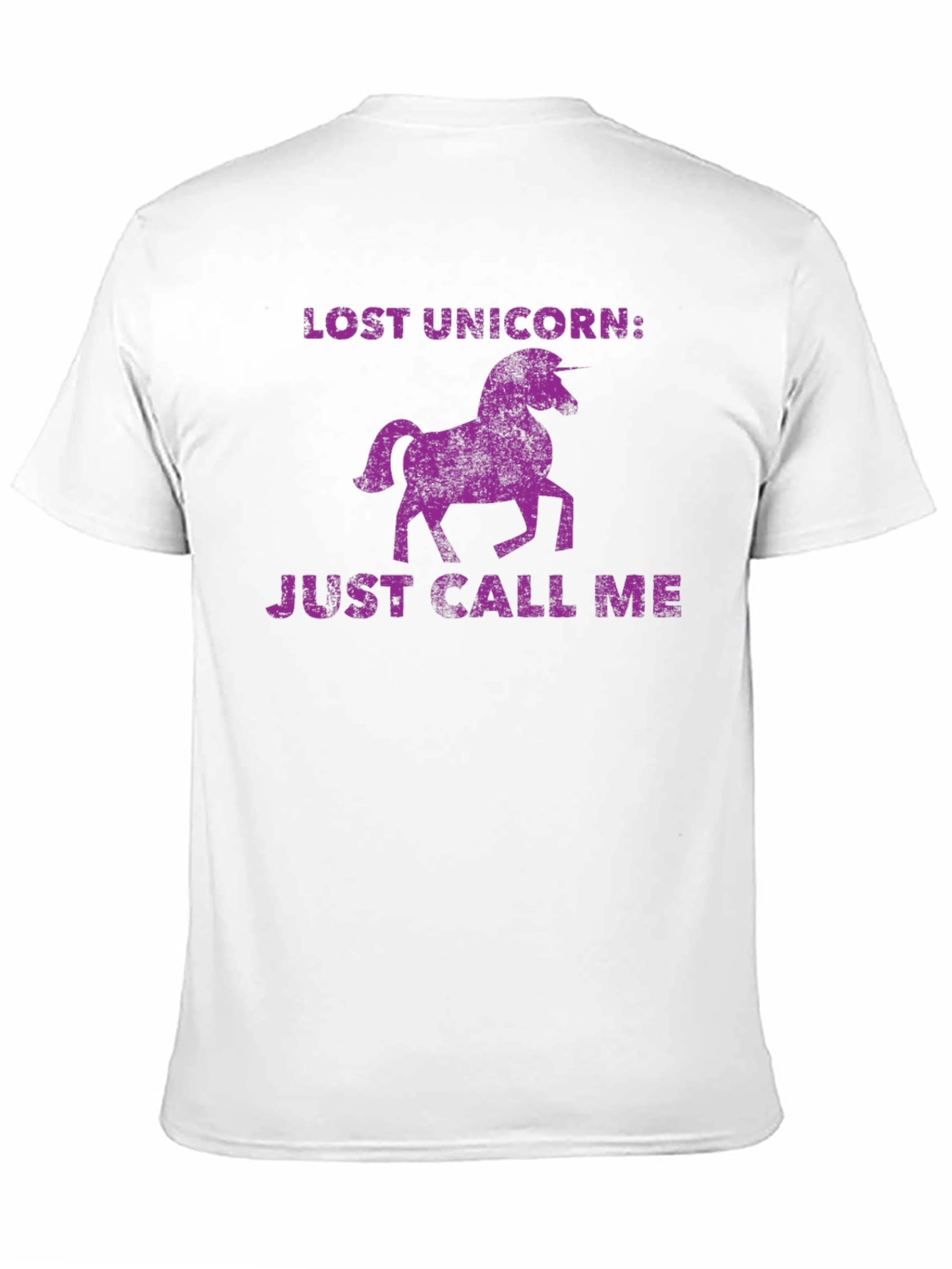 Black Lost Unicorn Graphic Tee - Just Call Me Funny T-Shirt view 11