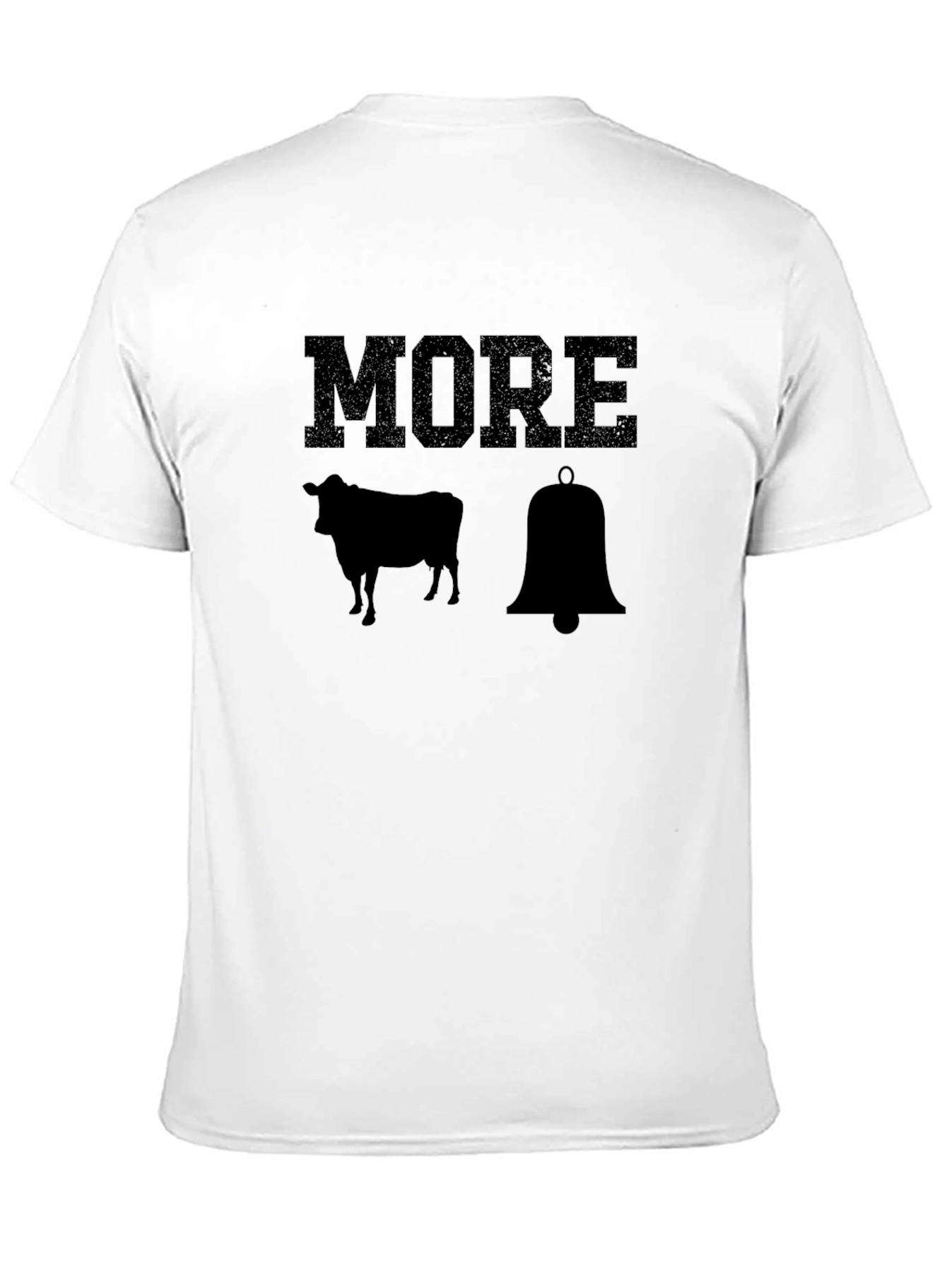 Black More Cowbell T-Shirt - Humorous Graphic Tee view 11