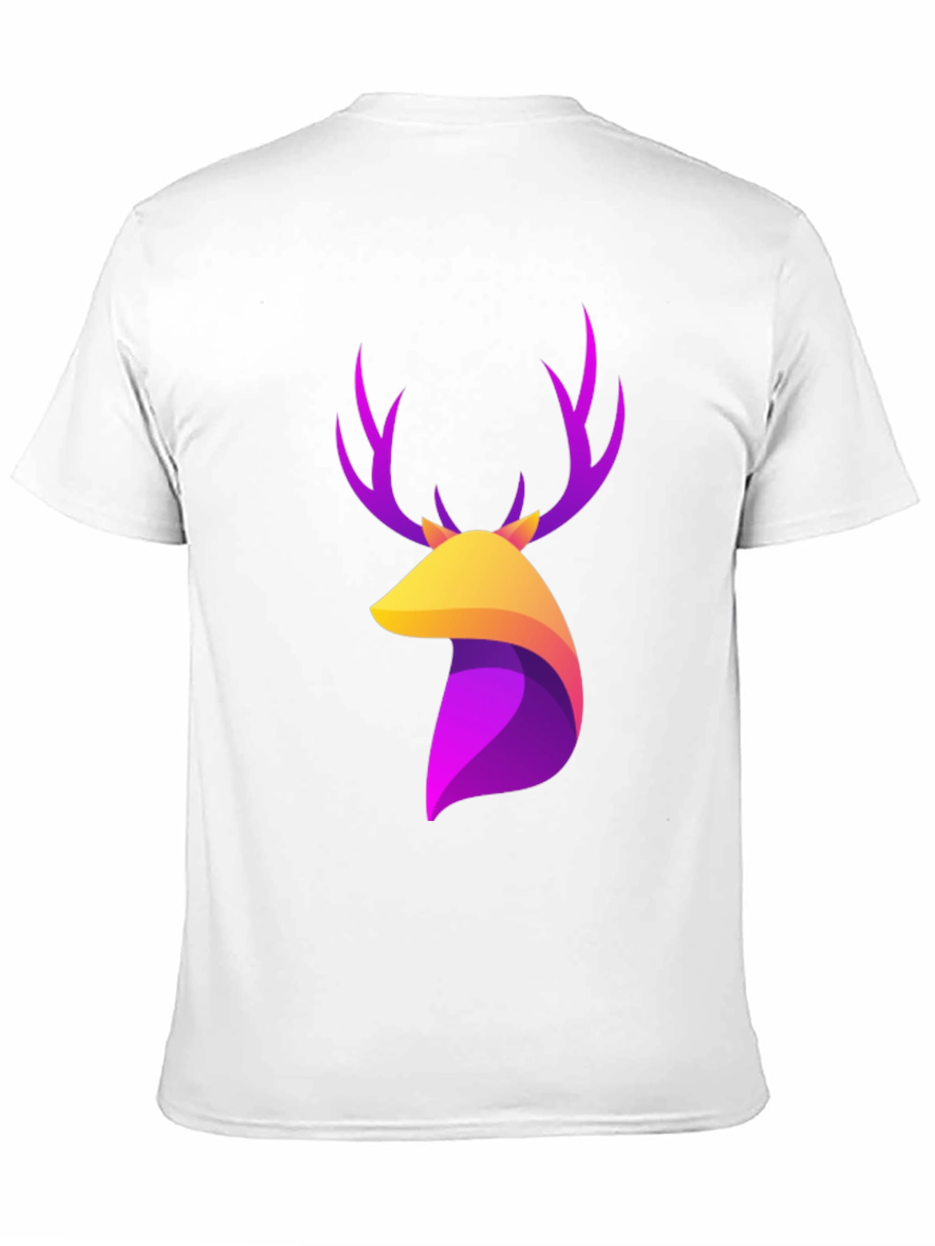 Black Stylish Deer Graphic T-Shirt - Modern Design view 11