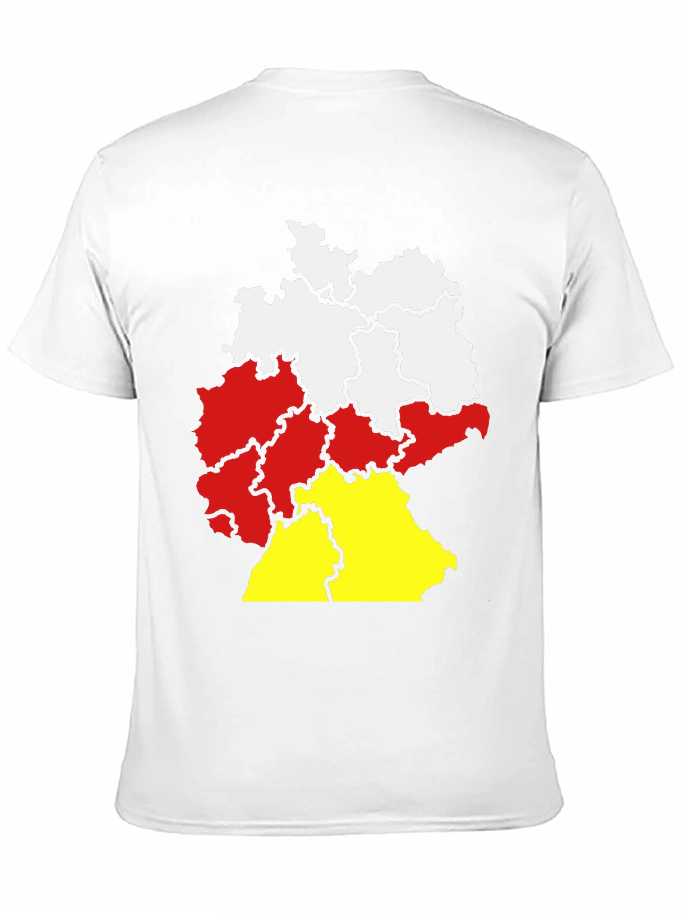 Germany Map Color Block T-Shirt - Deutschland Pride! - 11