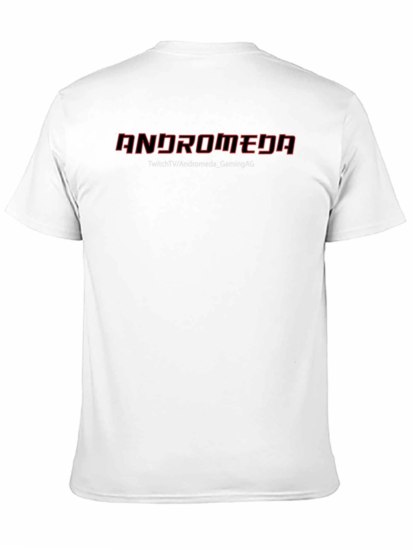Black Andromeda Gaming T-Shirt - Twitch Gamer Style view 11