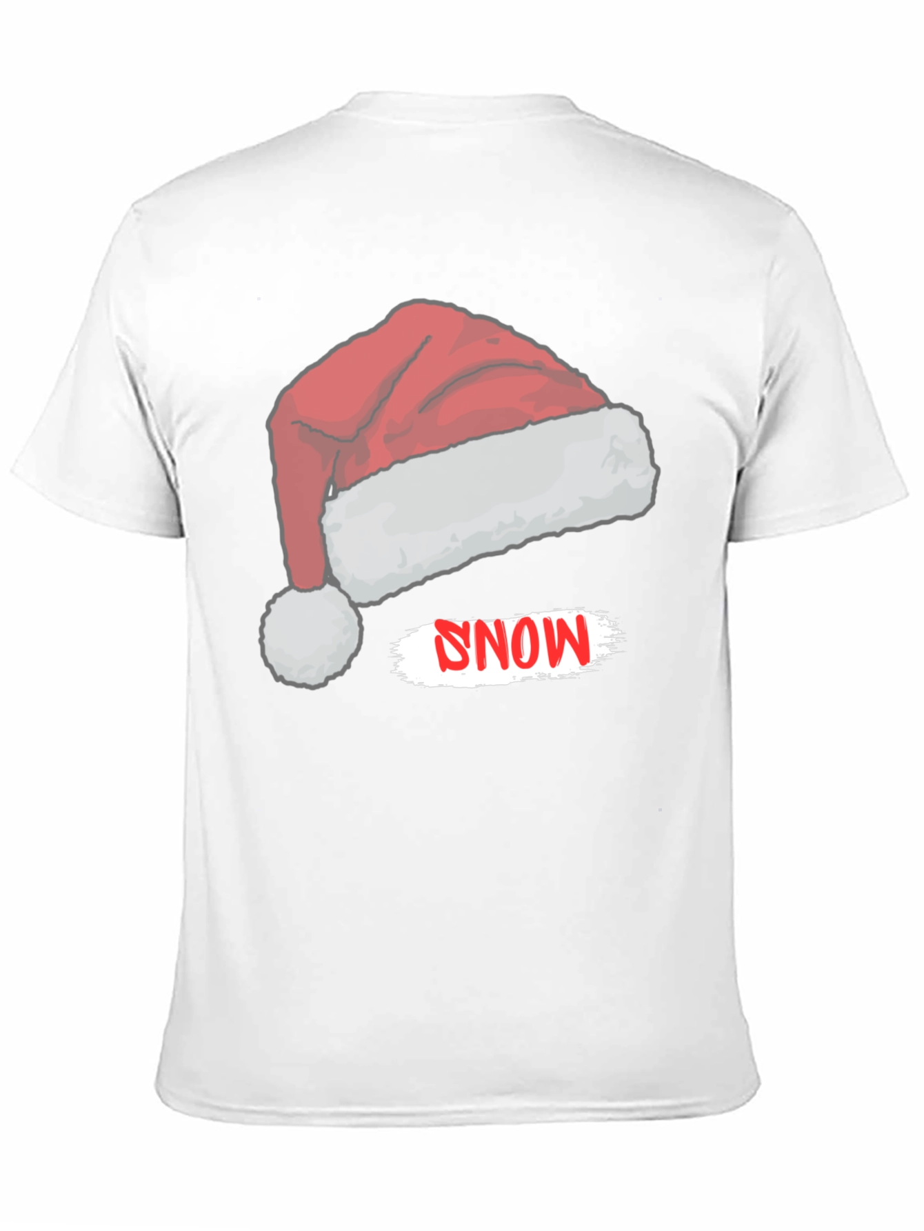 Snow Santa Hat Graphic Tee - 11
