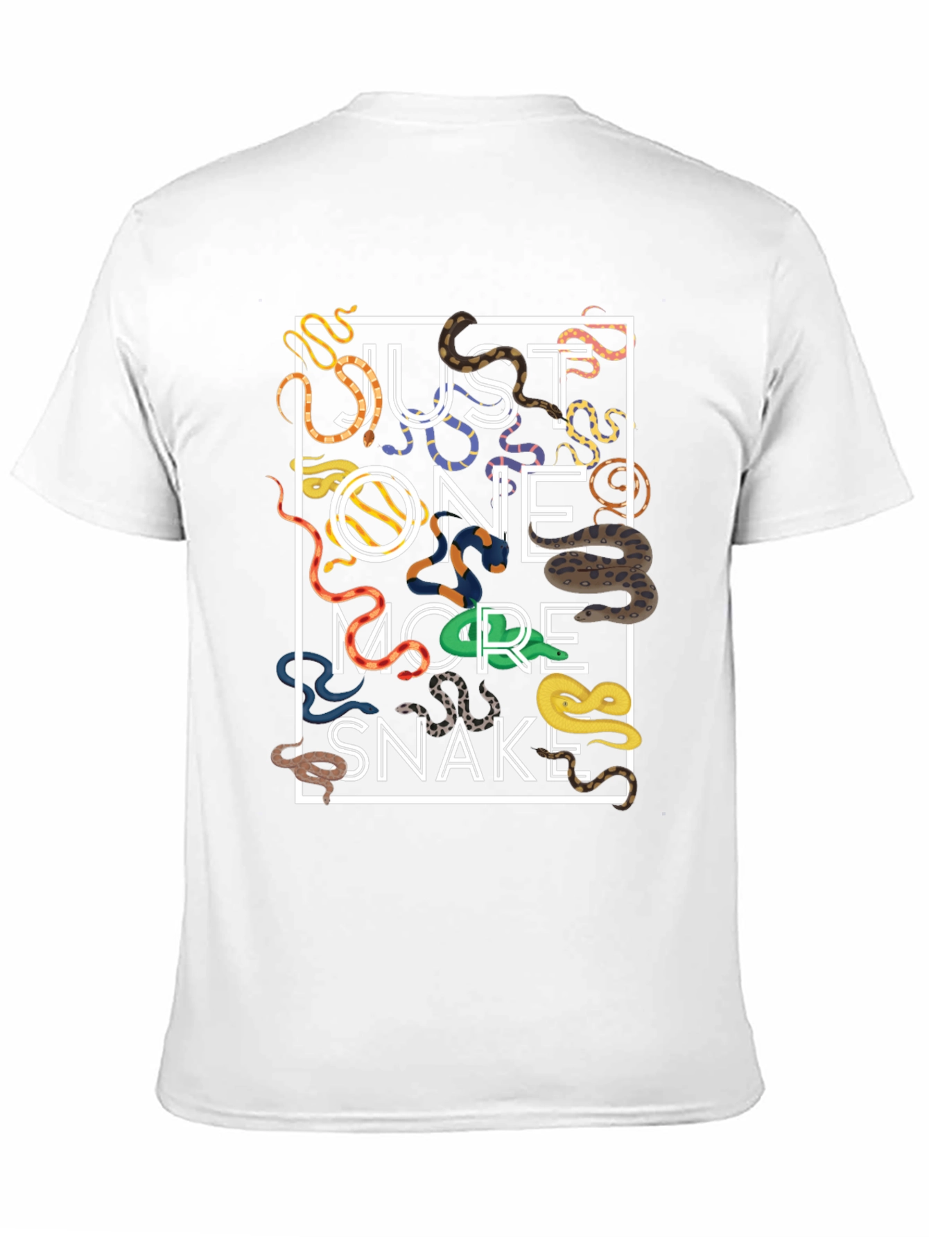Black Just One More Snake T-Shirt - Unique Graphic Tee view 11