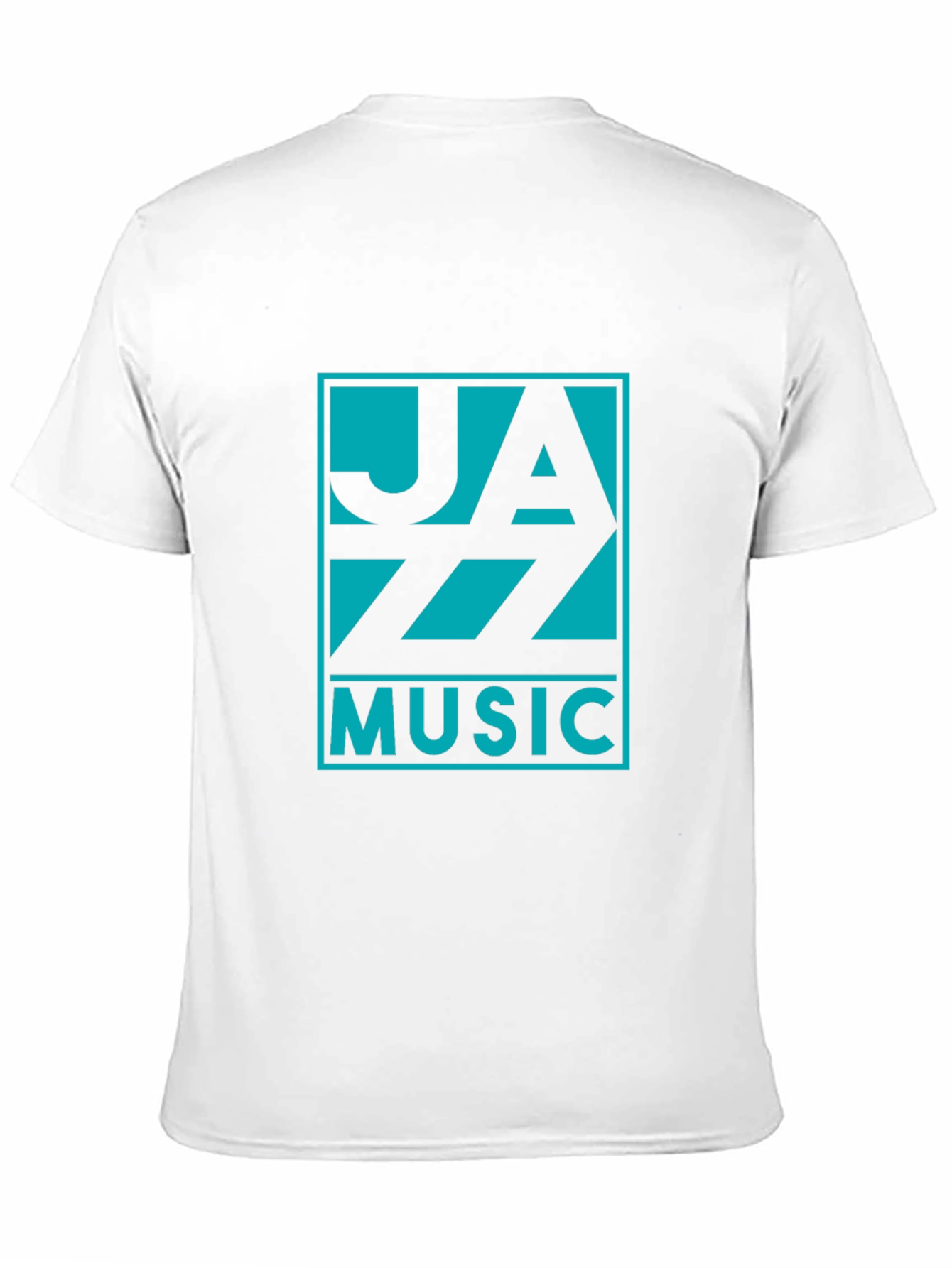 Black Jazz Music Graphic Tee - Black Cotton T-Shirt view 11