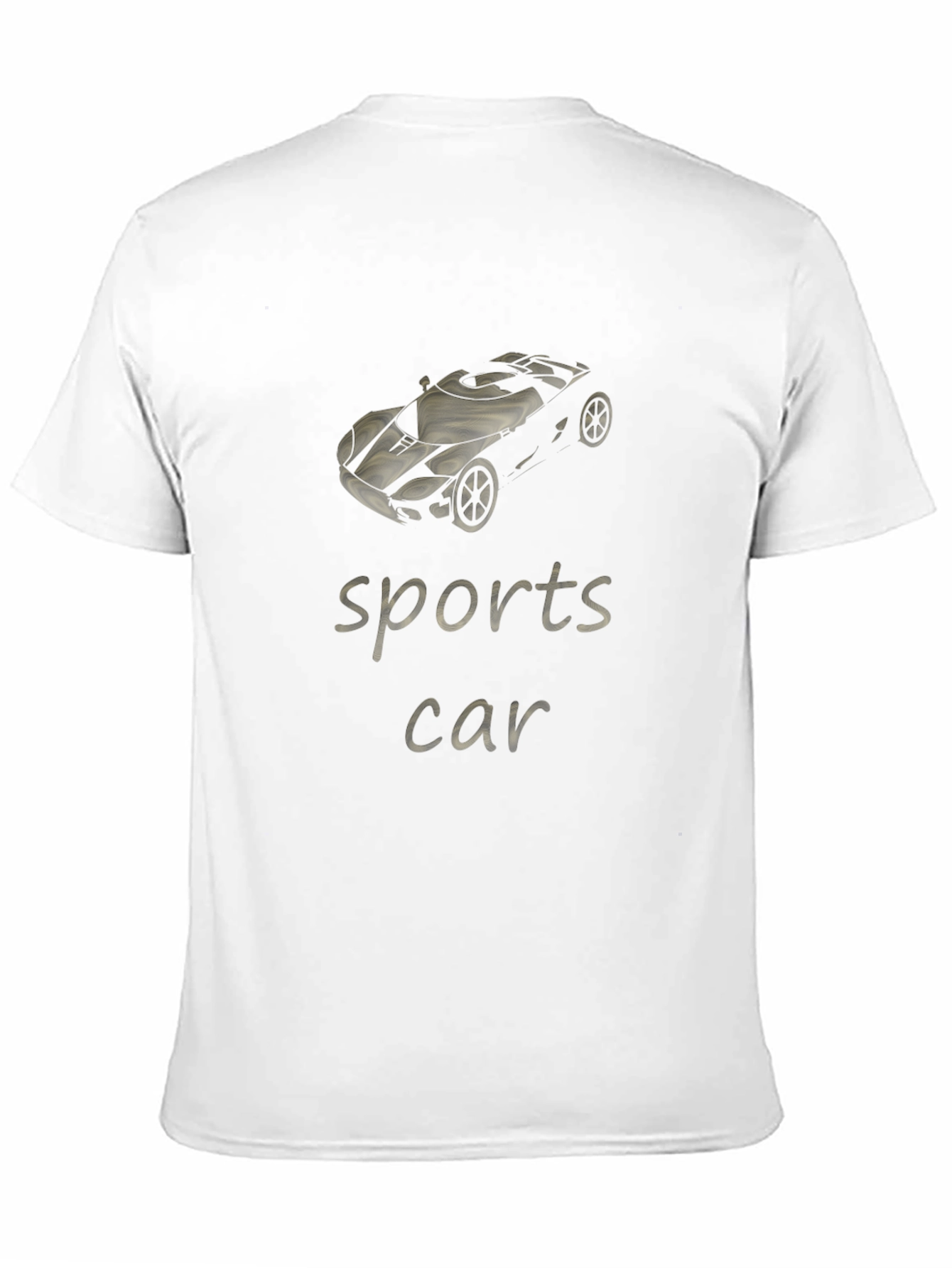 Black Stylish Black Sports Car Graphic Tee view 11