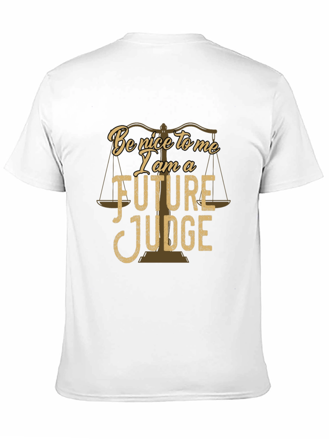 Black Future Judge T-Shirt - Law Student Graduation Gift view 11