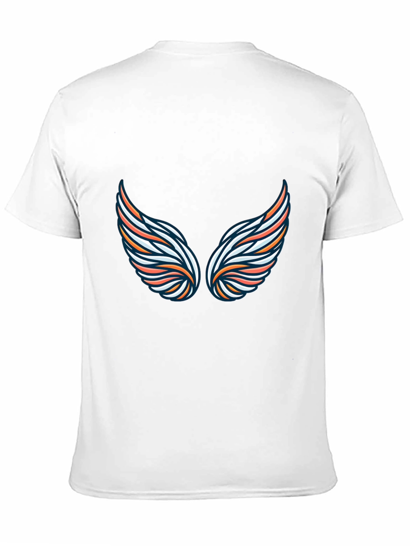 Black Wing Graphic Black T-Shirt view 11