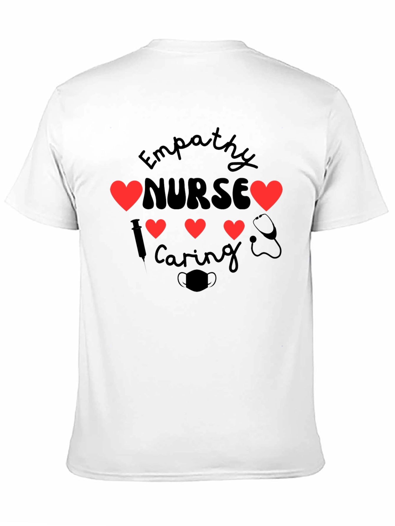 Black Empathy Nurse Caring T-Shirt view 11
